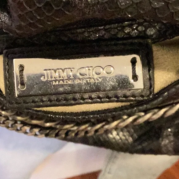 Jimmy Choo Black Textured Shoulder Bag with Silver Chain
Crossbody - Picture 6 of 12